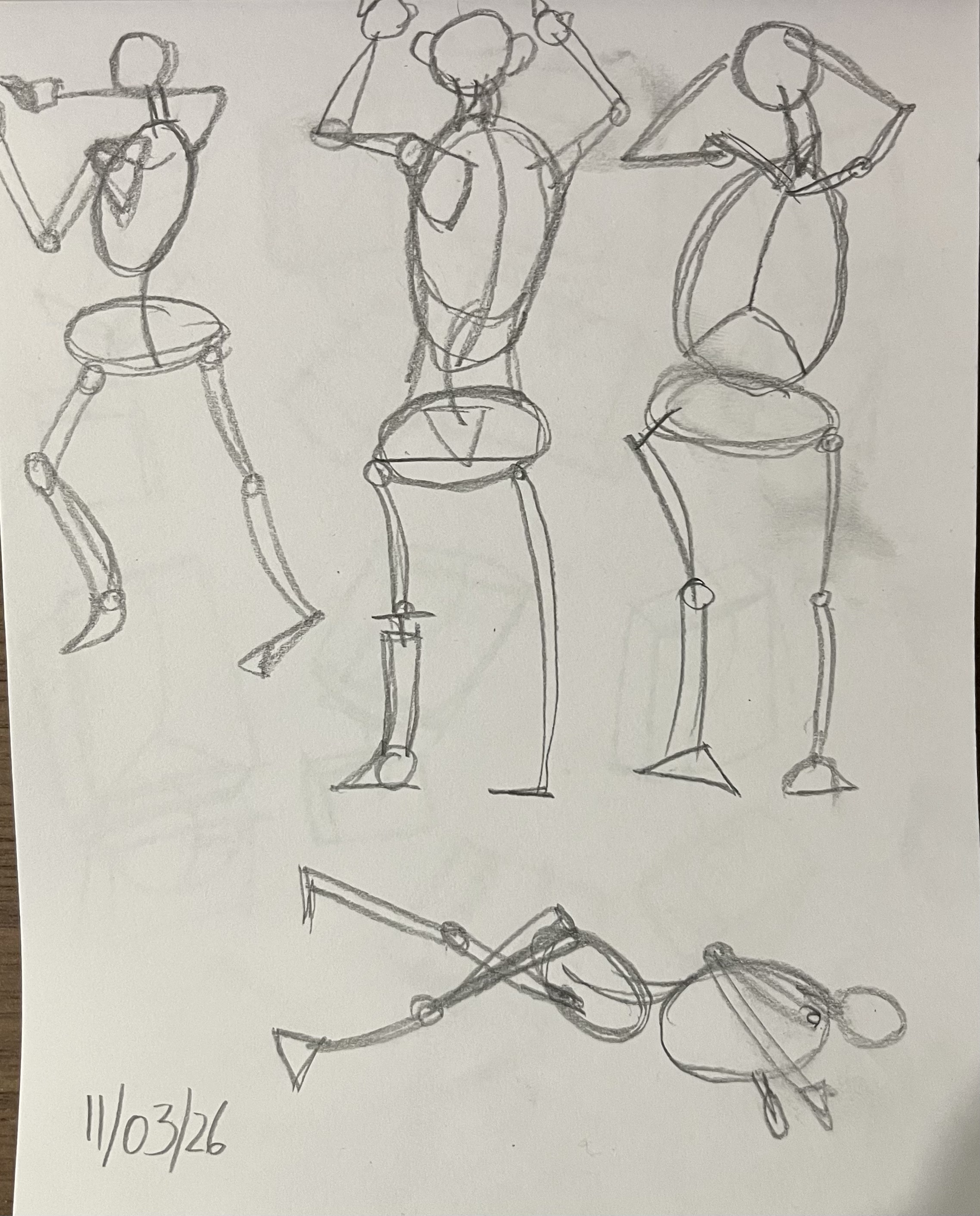 sketchs of human figure